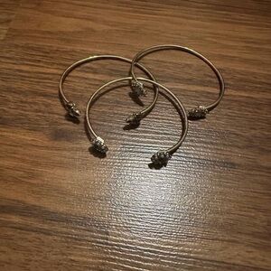 Elegant Gold Bangle Set